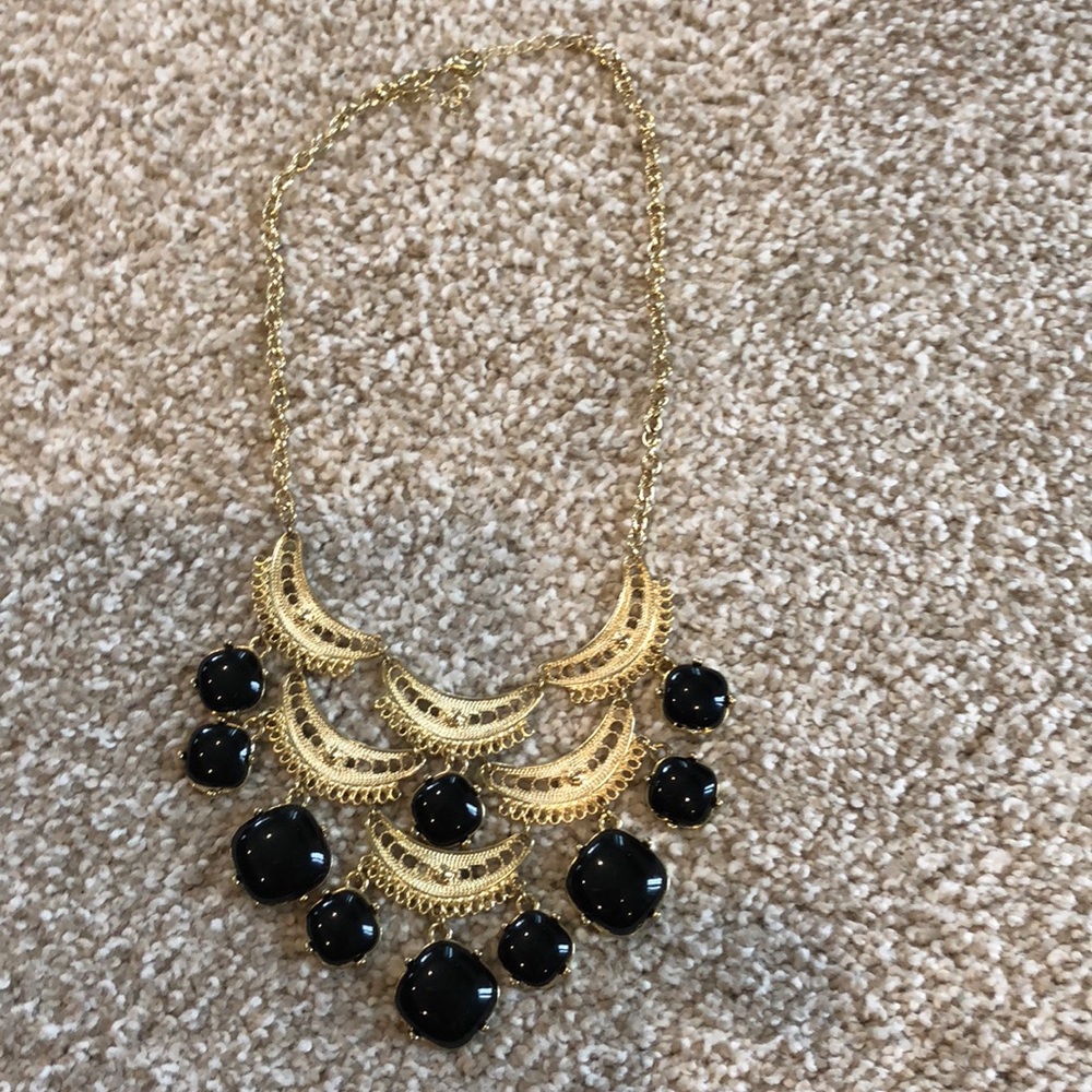 Black & gold necklace